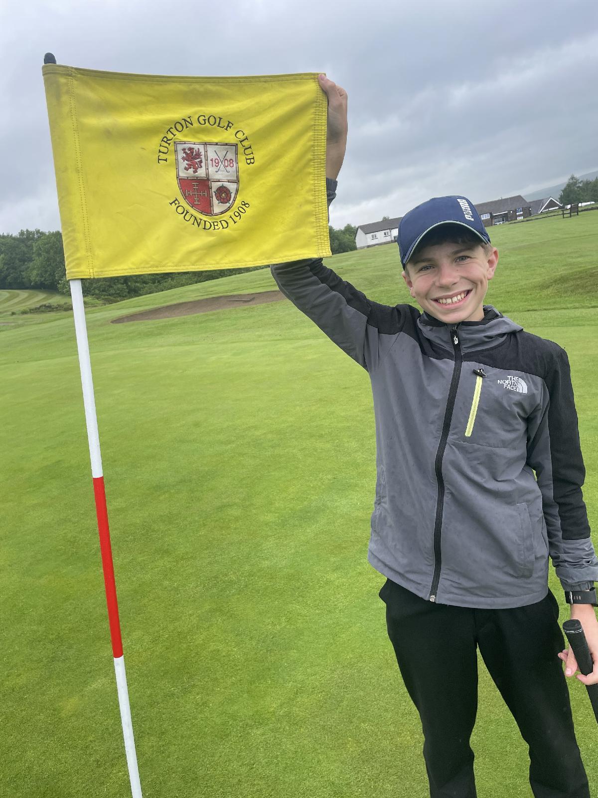 Year 8 golf competition A photo of a student on the golf course